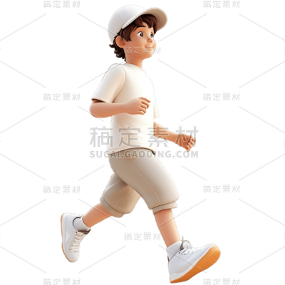 3D人物动作静态贴纸