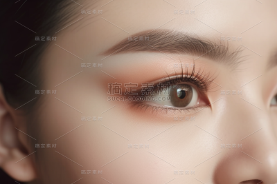 美妆彩妆睫毛人像