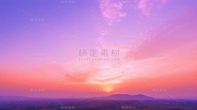 云彩云朵天空夕阳