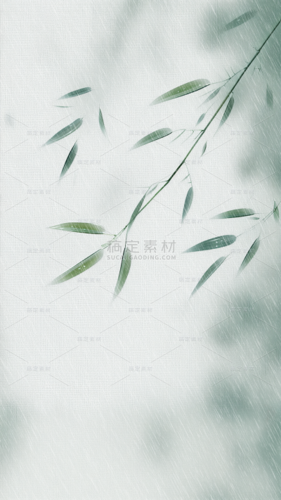 中国风通用古风绿植元素背景绿色竹子图片素材