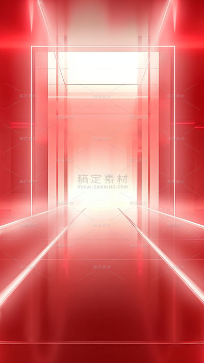 背景系列简约红色背景渐变展台