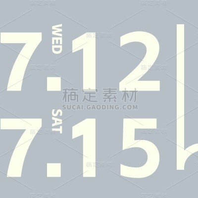 小红书时间/日期排版plog花字