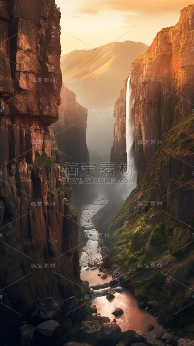山川河流山峰景观风景壁纸