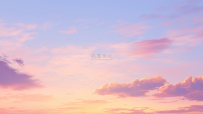 风光系列实景感黄昏天空云朵