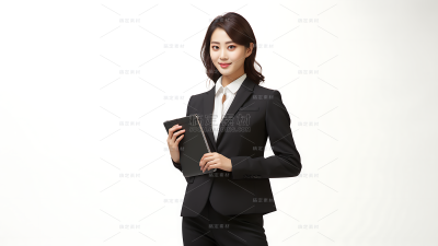 金融女性模特人像图片
