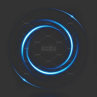 特效系列科技感蓝紫色纹理感模糊光圈