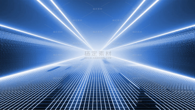科技风通用科技线条霓虹空间背景图片素材