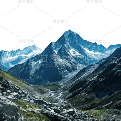 写实风山脉静态贴纸