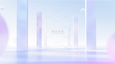 背景系列简约感渐变立体几何空间背景