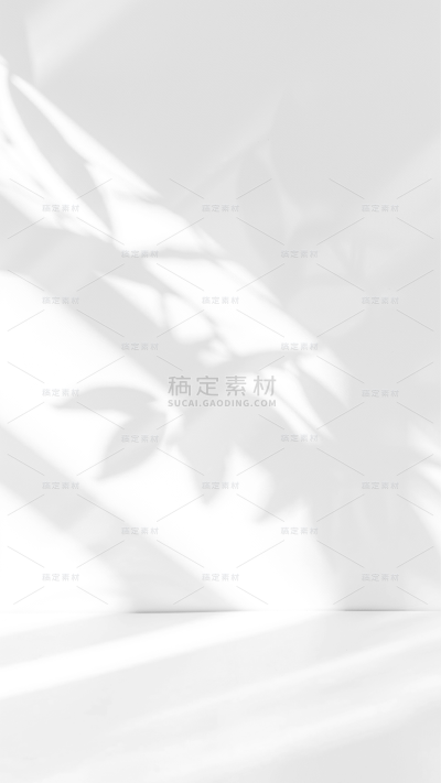 背景通用空间光影特效黑白植物光影图片素材