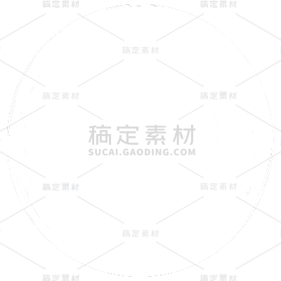 通用白色透明气泡冒泡元素贴纸