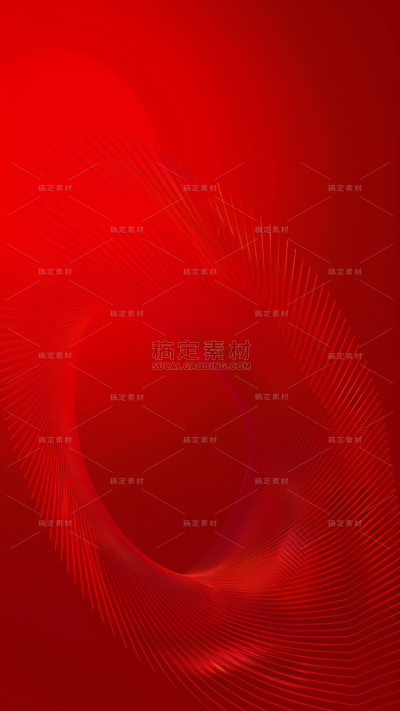 背景通用红色环形几何背景图片素材