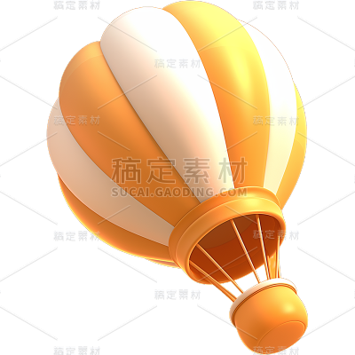 装饰通用软3D立体热气球元素素材