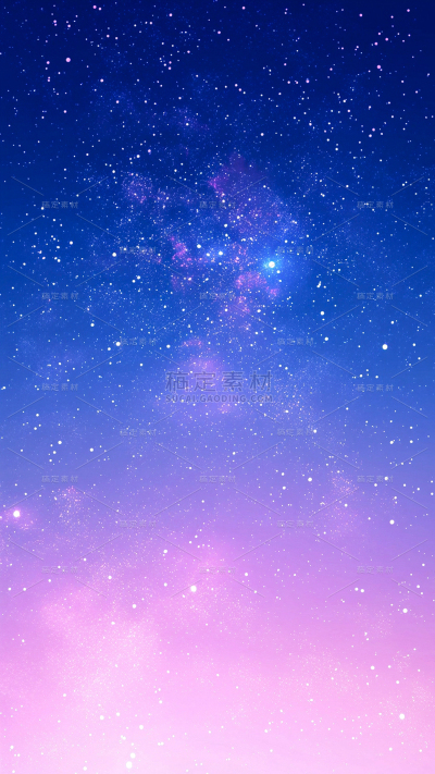 背景系列梦幻浪漫星空星河夜晚背景