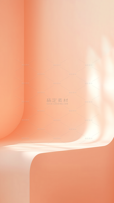 背景系列简约感光影曲面展台背景