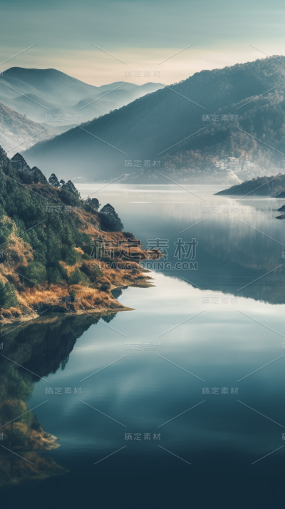 山川河流山峰景观风景壁纸