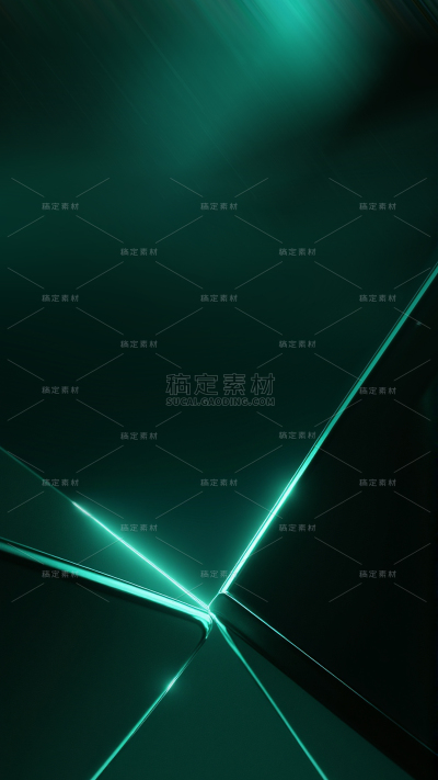 背景系列暗绿色反光金属感背景