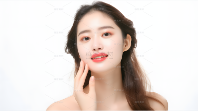 美容护肤模特人像图片