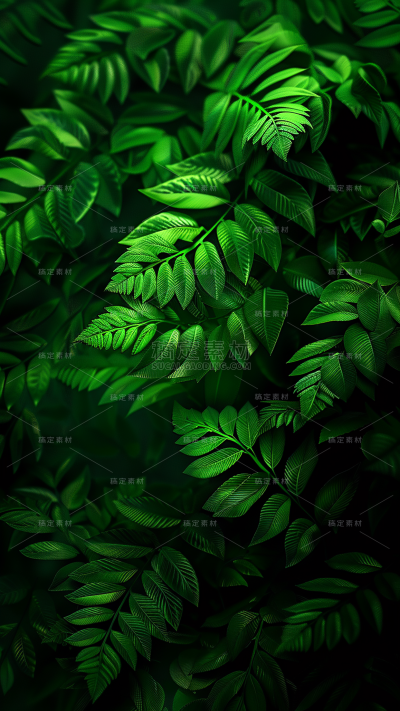 植物通用实景平铺树叶背景场景图片素材