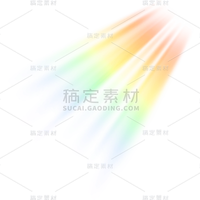 特效通用彩虹光效元素素材