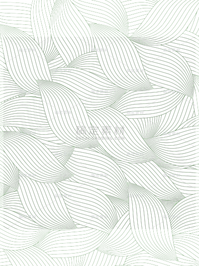 纹理系列扁平插画风植物纹理条纹