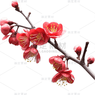 红色梅花