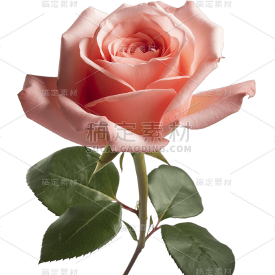 粉色玫瑰花花朵