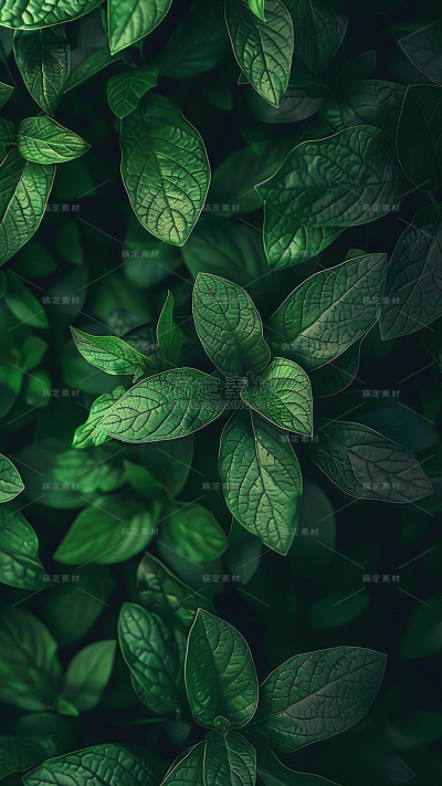 植物通用实景平铺树叶背景场景图片素材