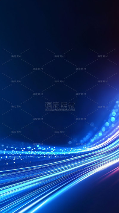 背景系列蓝色科技感渐变线条背景