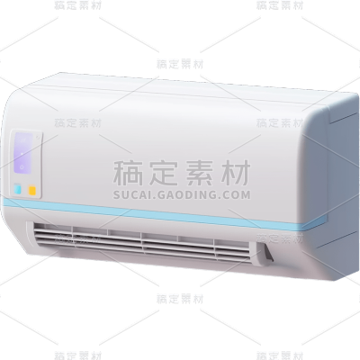 立体风空调物品贴纸