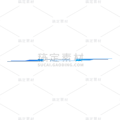 简约科技蓝色分割线