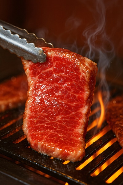 常规内容-美食系列烧烤烤肉背景