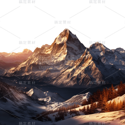 写实风山脉静态贴纸