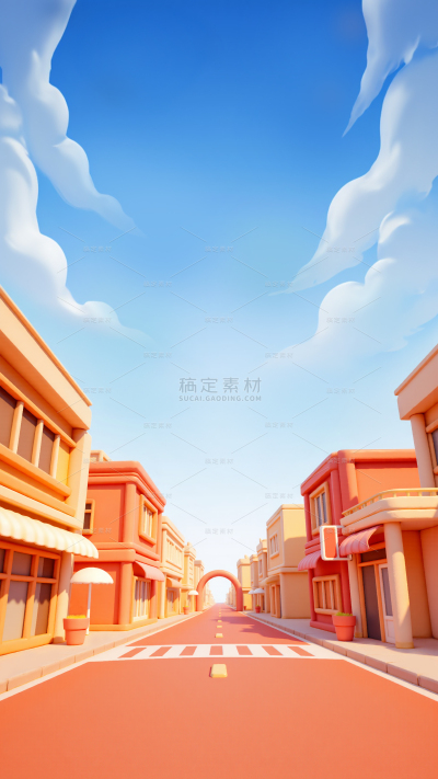 促销系列3D膨胀风空间活动背景