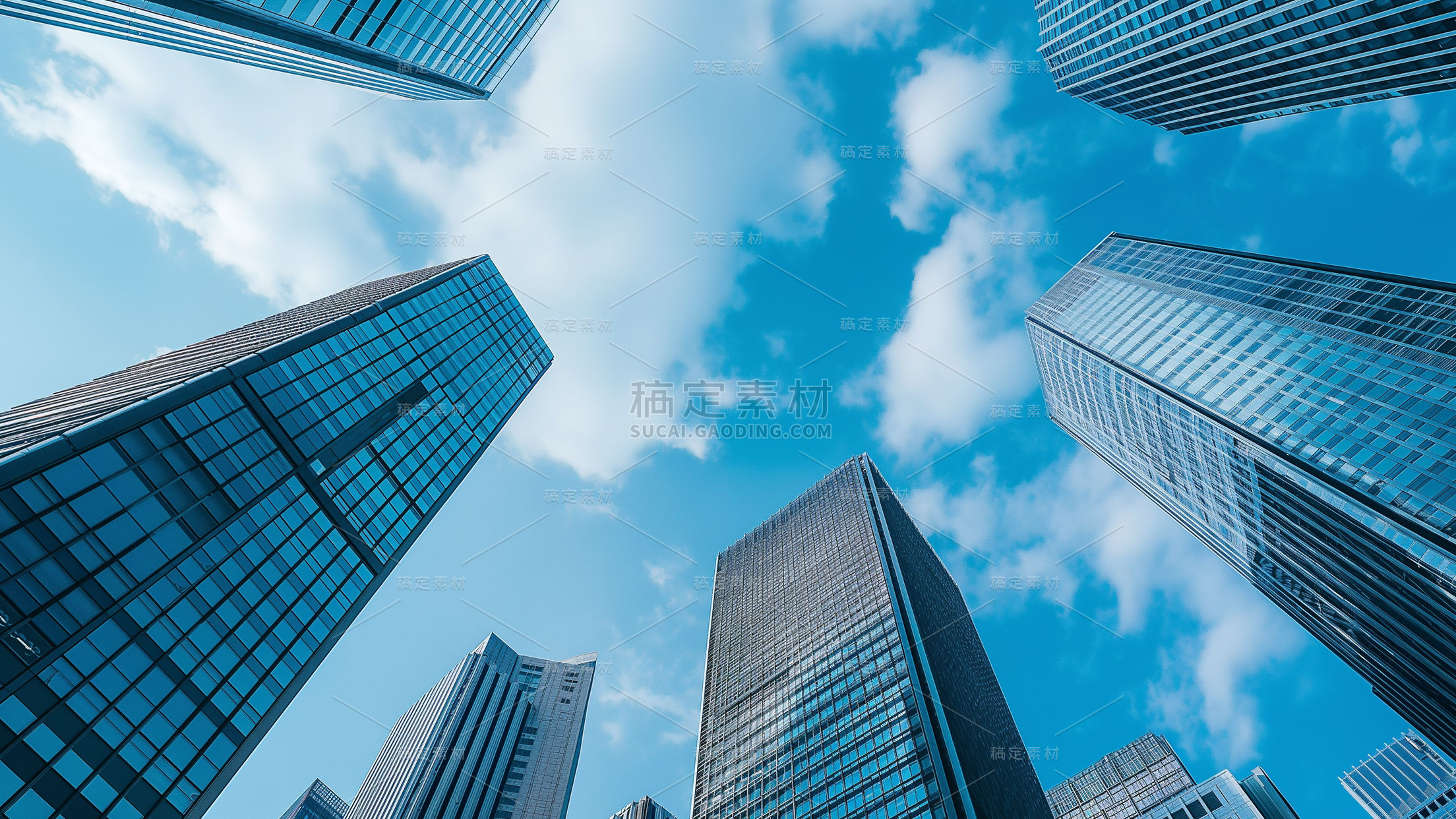 常规系列实景城市仰拍图片通用背景素材