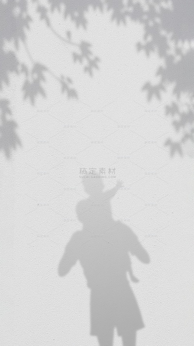 父亲节实景感人物剪影背景