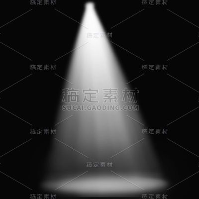 特效通用白色光束投影元素素材