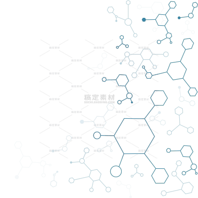 常规系列插画分子纹理通用元素素材