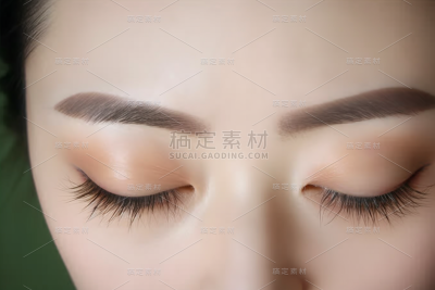 美妆彩妆睫毛人像