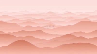 风光系列国风水墨山水贴纸（td）