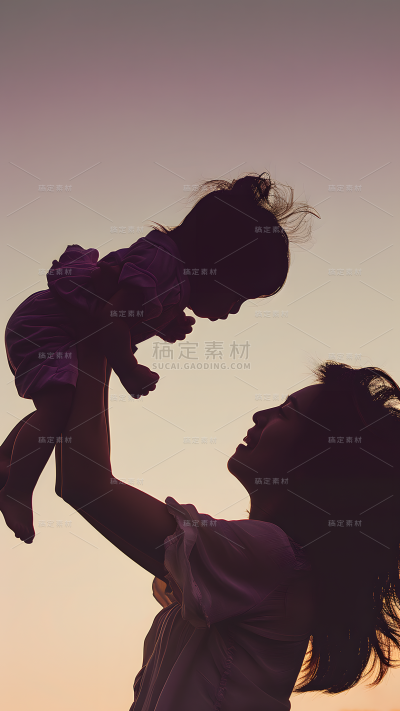 母亲节通用亲子互动场景背景图片素材