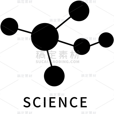 常规通用插画文字LOGO分子图标元素素材
