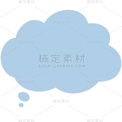 卡通手绘对话框聊天框文本框