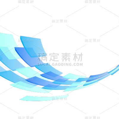 科技风科技底纹拼色延申方块几何元素素材