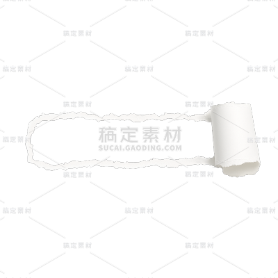 边框系列写实撕纸纸质边框（td）