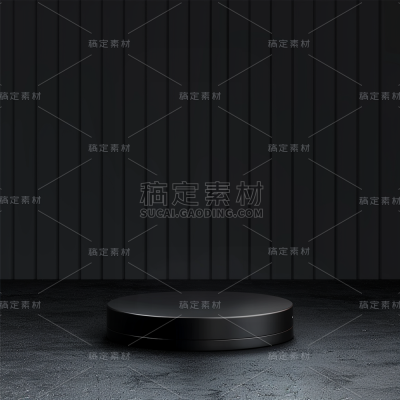 背景通用黑色展台光效主图背景图片素材