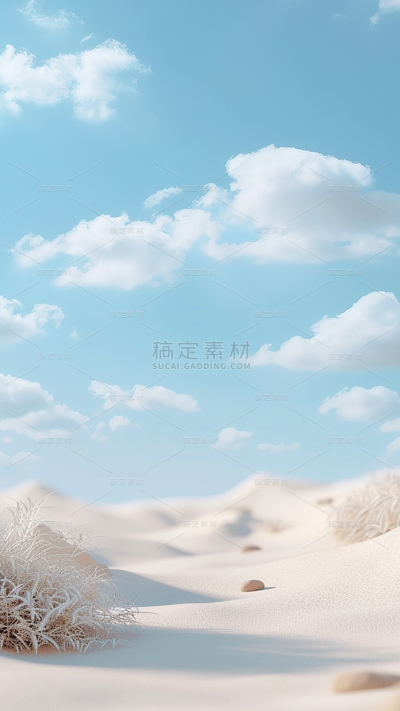 背景通用白色沙子场景背景图片素材