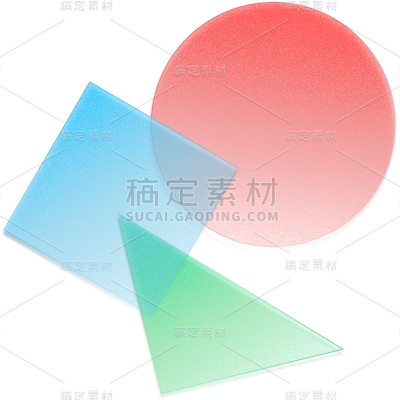 通用-几何模糊朦胧图形底贴纸几何系列