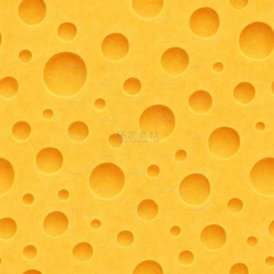 美食系列黄色黄油奶酪插画元素（td)