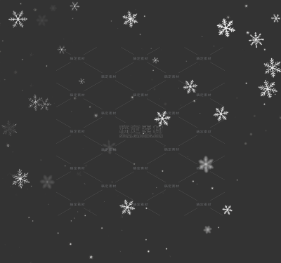 特效系列雪花雪点飘落元素贴纸（td）